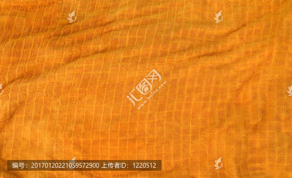 橙色的毛巾質(zhì)地