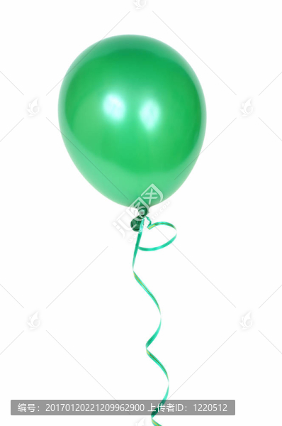 綠色的氣球