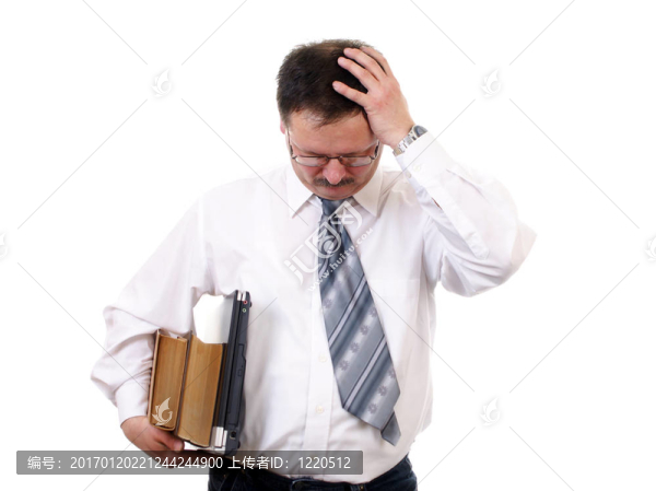 有疼痛頭的商人-匯圖網(wǎng) www.fosd68.com 有疼痛頭的商人