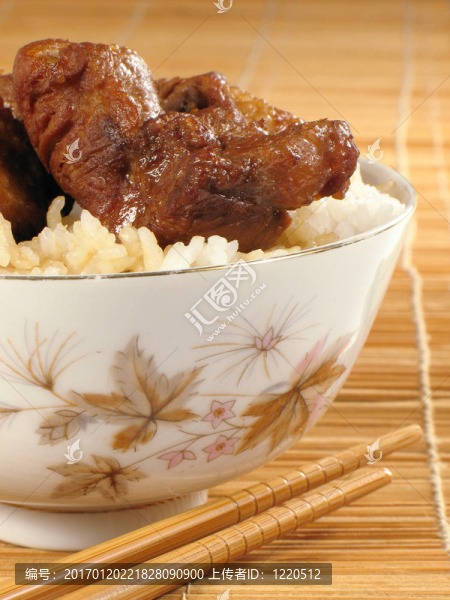 中國豬肉與Rice