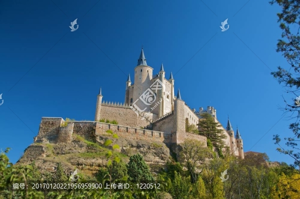 塞哥維亞城的城堡