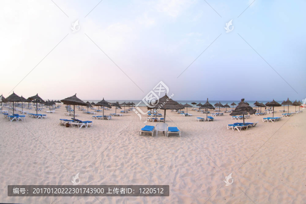 突尼斯的海灘