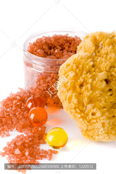 天然海綿；沐浴鹽和油球