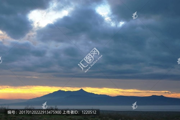 莫哈韋沙漠的日出