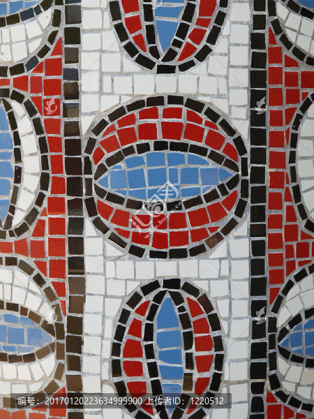 手工鑲嵌的背景