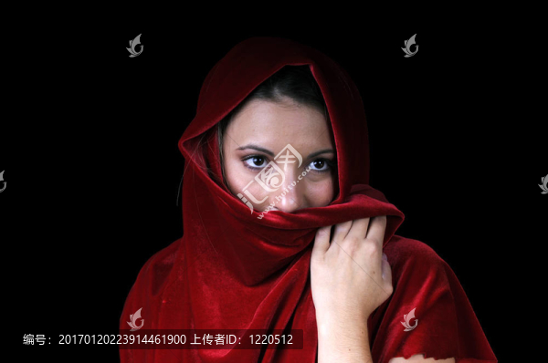 特寫(xiě)年輕漂亮的女人