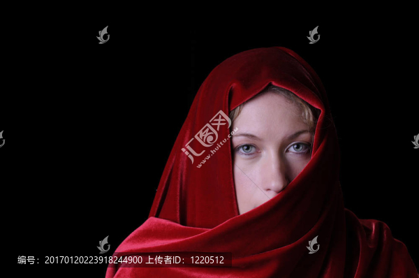 漂亮的金發(fā)女人特寫