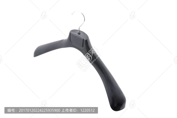 黑色衣架特寫(xiě)