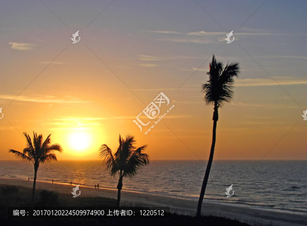 海灘日出-匯圖網(wǎng) www.fosd68.com 海灘日出