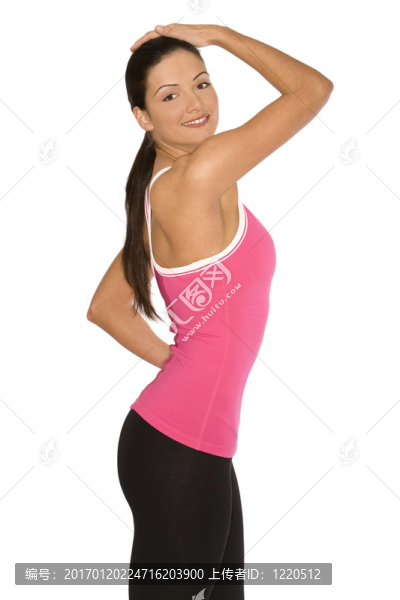 運動的女人