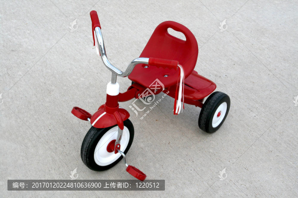 紅色的三輪車