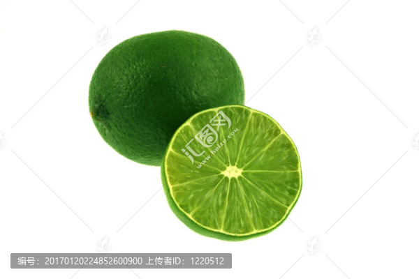 隔離石灰和切片