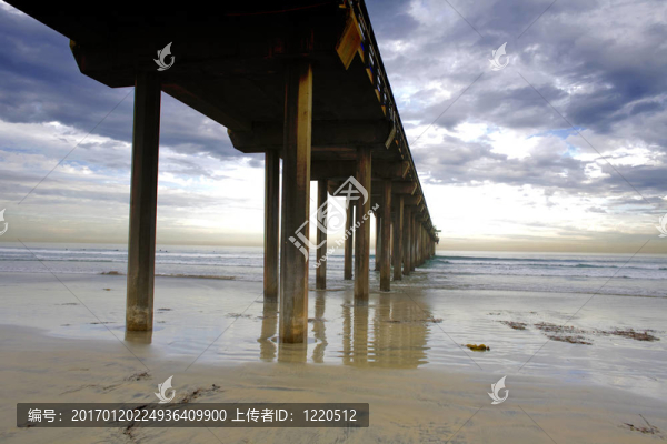 海邊的斯科普利斯棧橋