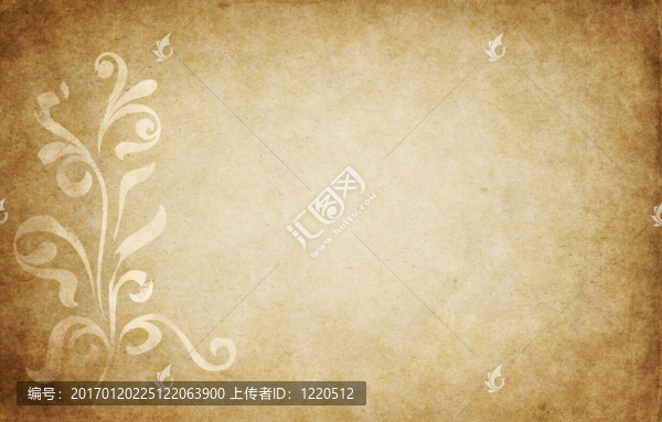 與花藝設(shè)計(jì)的羊皮紙