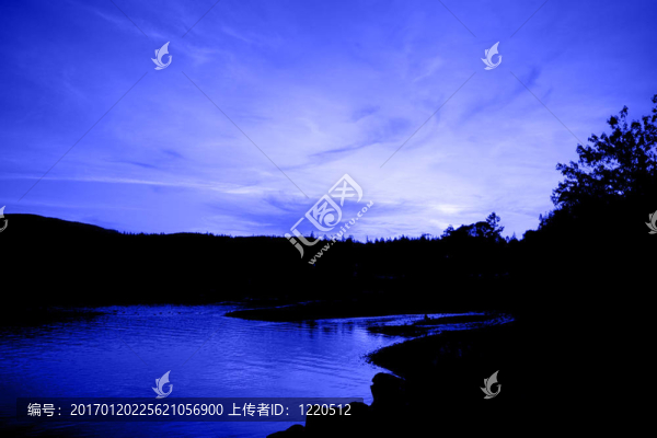 碼頭的日落
