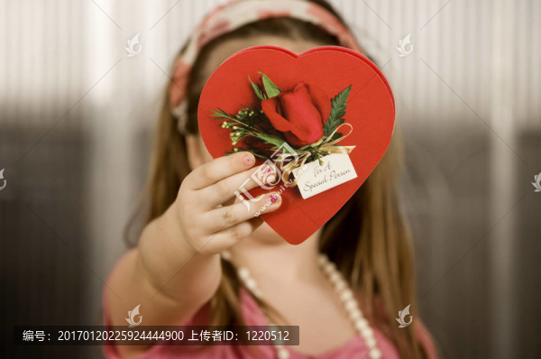 和瓦倫丁的年輕女孩