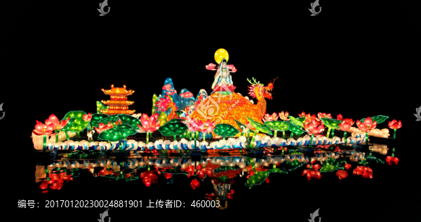 南海觀音彩燈