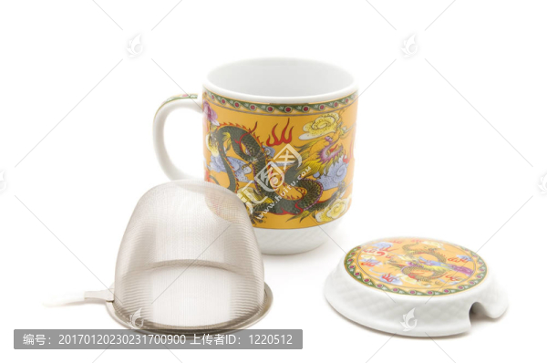 漆杯茶特寫