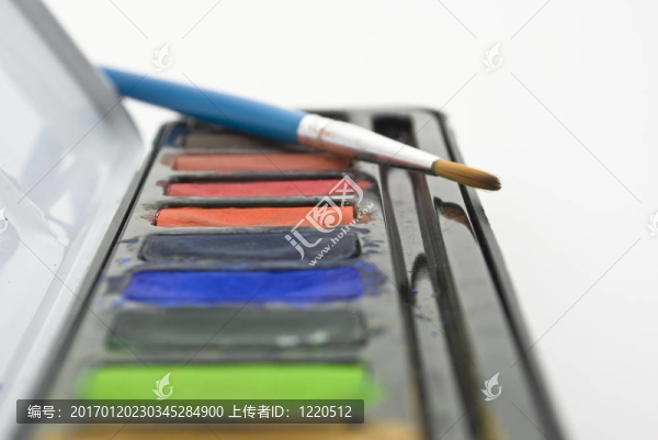 水彩顏料左框刷