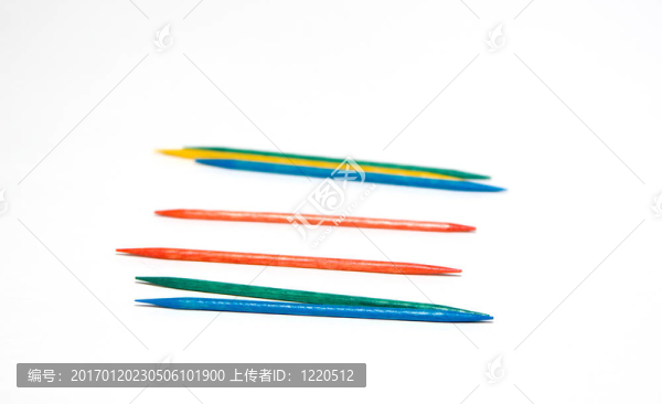 孤立Colored,Toothpick