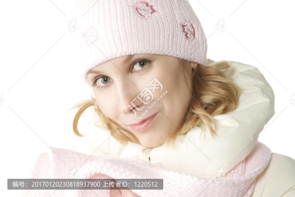 女人在冬天