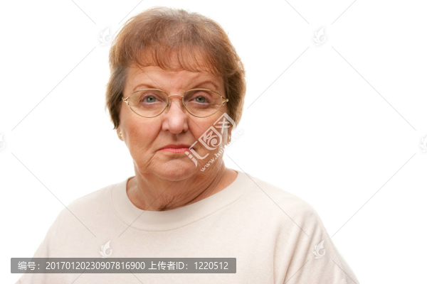 沉思的漂亮女高管