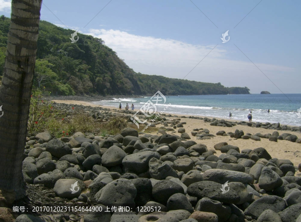在墨西哥太平洋海灣