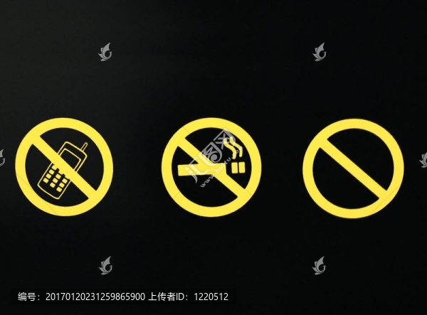 標(biāo)志-禁止吸煙；呼叫；進入