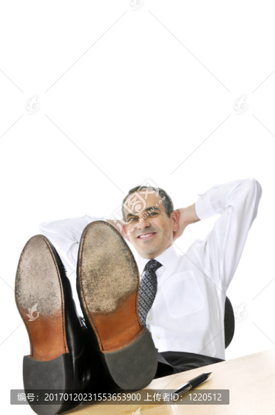 輕松的商人