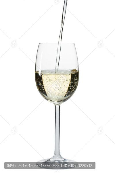 把白葡萄酒