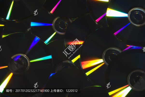 多重疊光盤背景