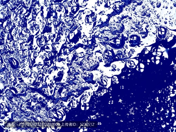 藍(lán)色抽象-水和