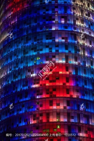 大廈晚上了