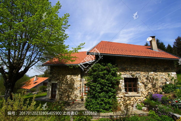 石頭房子和花園