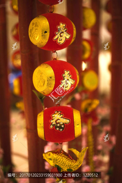 中國(guó)新年的裝飾品