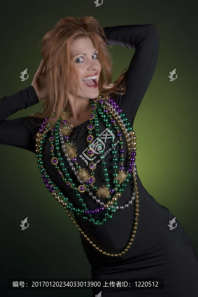 Mardi,Gras,Lady！