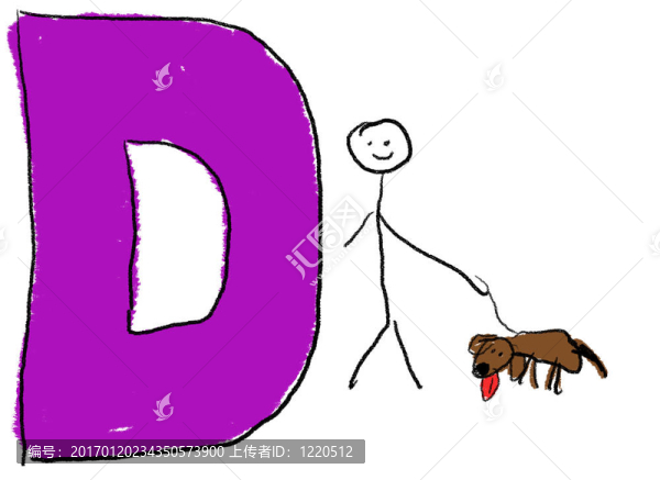 字母D