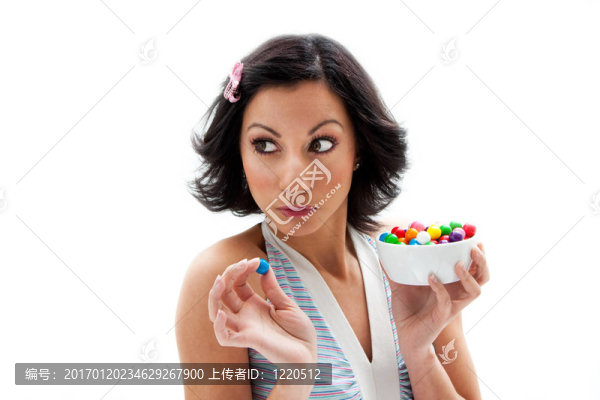 快樂(lè)的糖果女孩