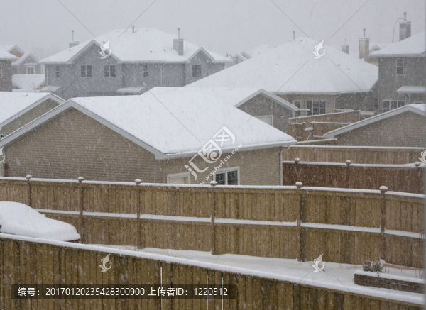 屋頂上的雪