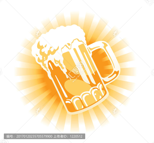 .啤酒啤酒杯