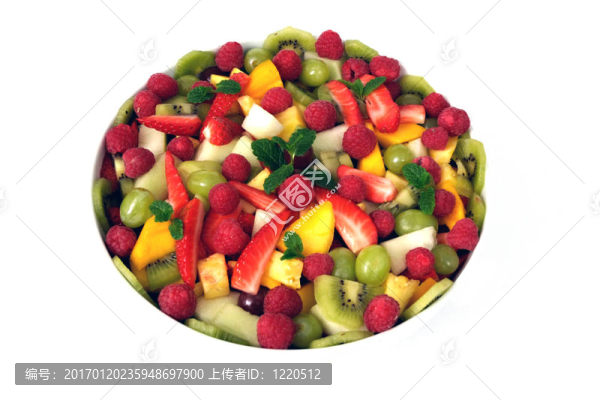 在一個(gè)水果沙拉上的混合水果沙拉-匯圖網(wǎng) www.fosd68.com 在一個(gè)水果沙拉上的混合水果沙拉