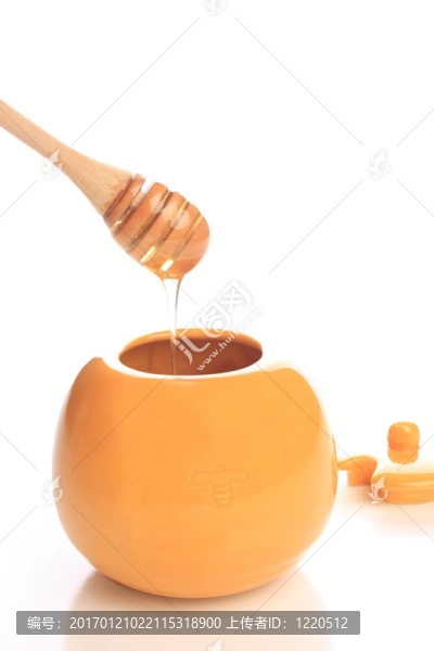 蜂蜜和一個罐子