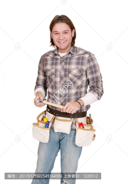 建筑工人的人