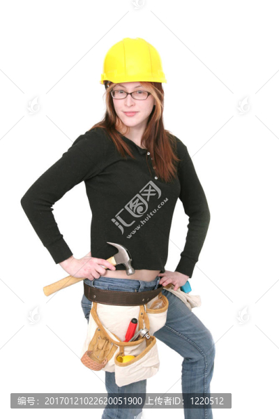 建筑工人的女人