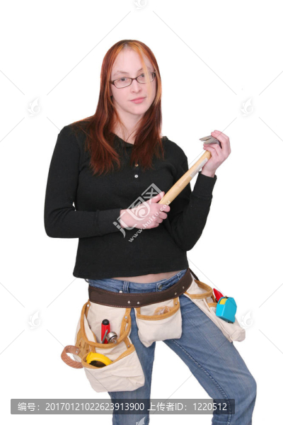建筑工人的女人