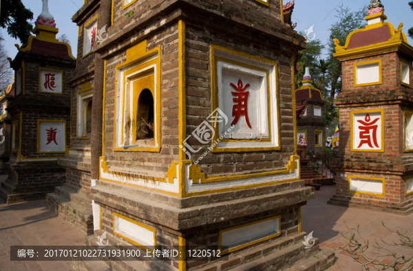 Tran,Quoc,Pagoda在河內(nèi)；越南