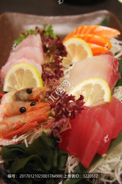 生魚片的安排