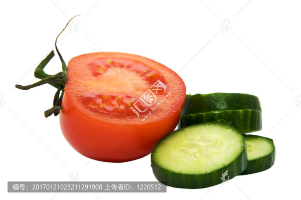 西紅柿和黃瓜