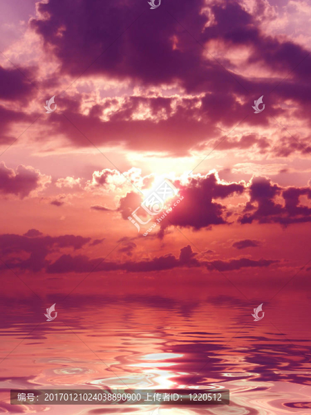 夢幻般的夕陽