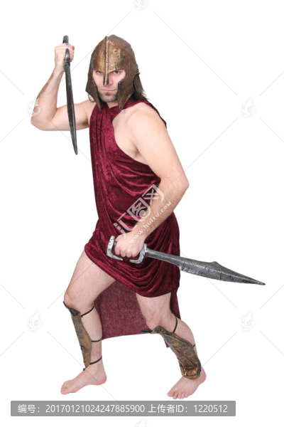 希臘士兵的人